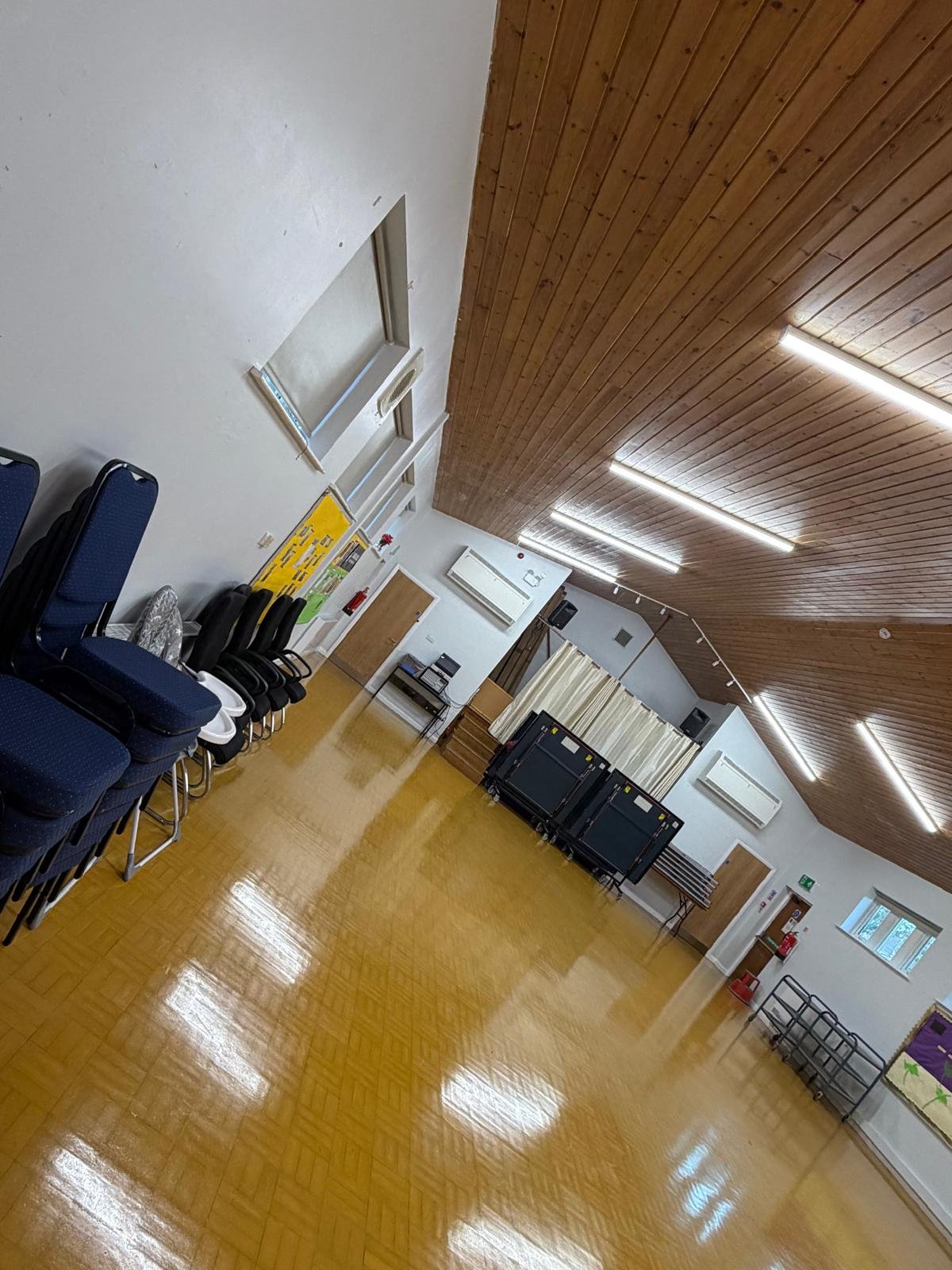Finished Burnley community facility washrooms