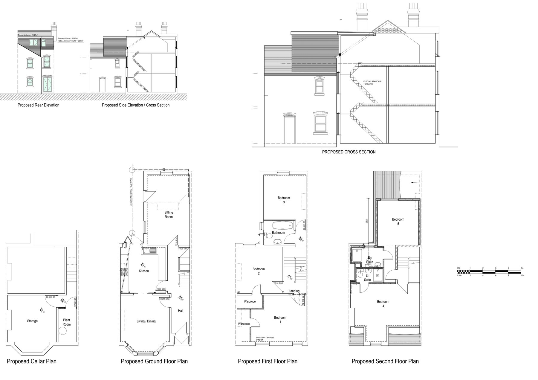 Salford luxury HMO architectural planning drawing