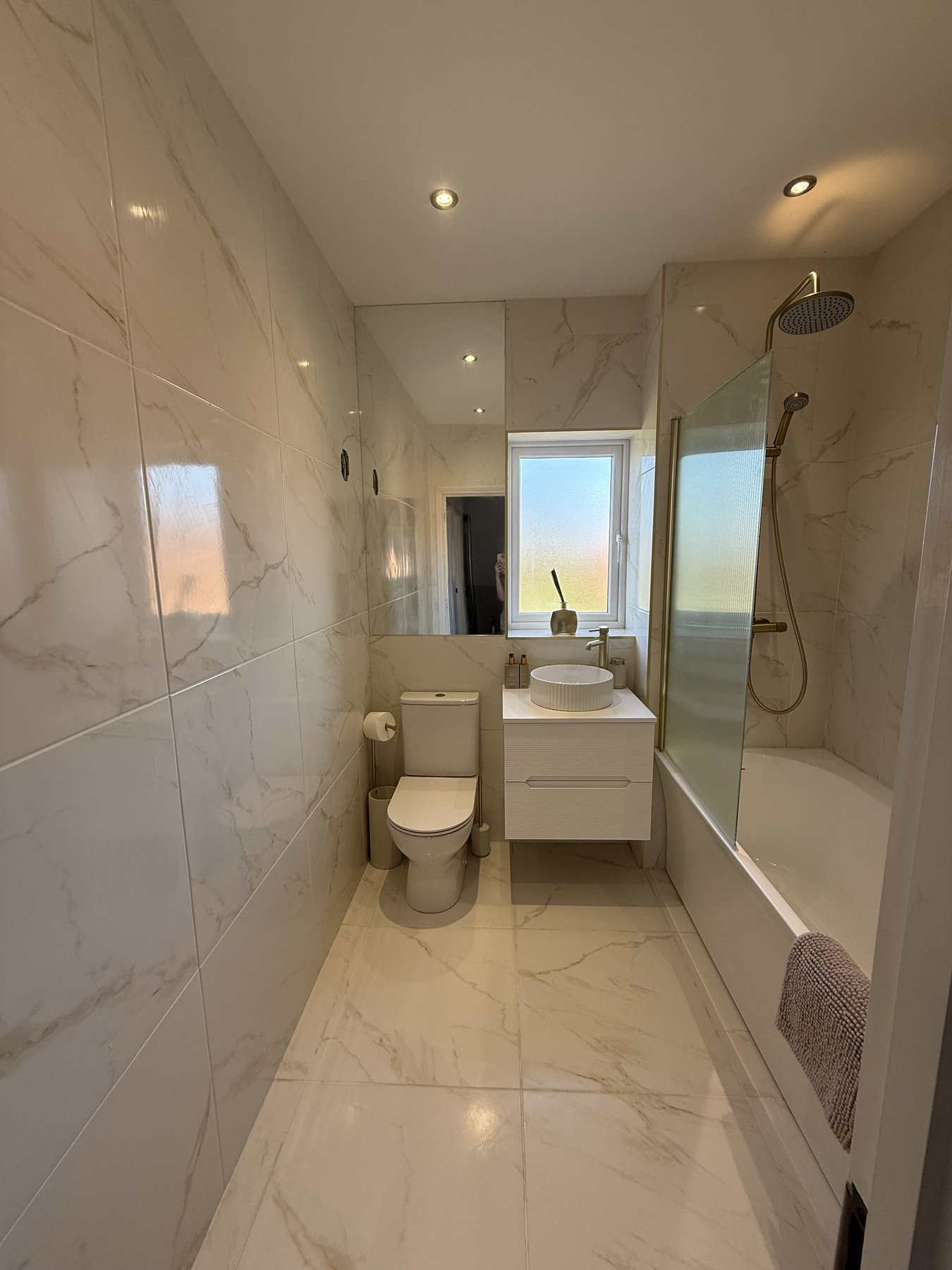 High-specification bathroom renovation and finishes